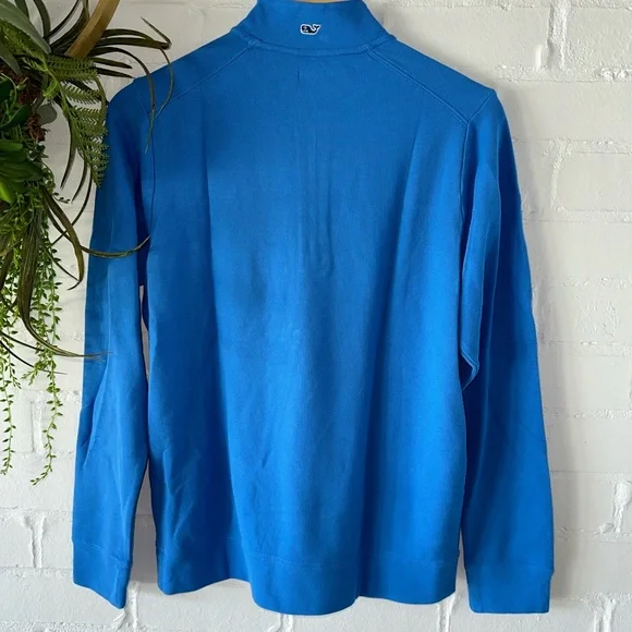 Vineyard Vines Boy’s Broadfield Hull Blue 1/2 Zip Pullover